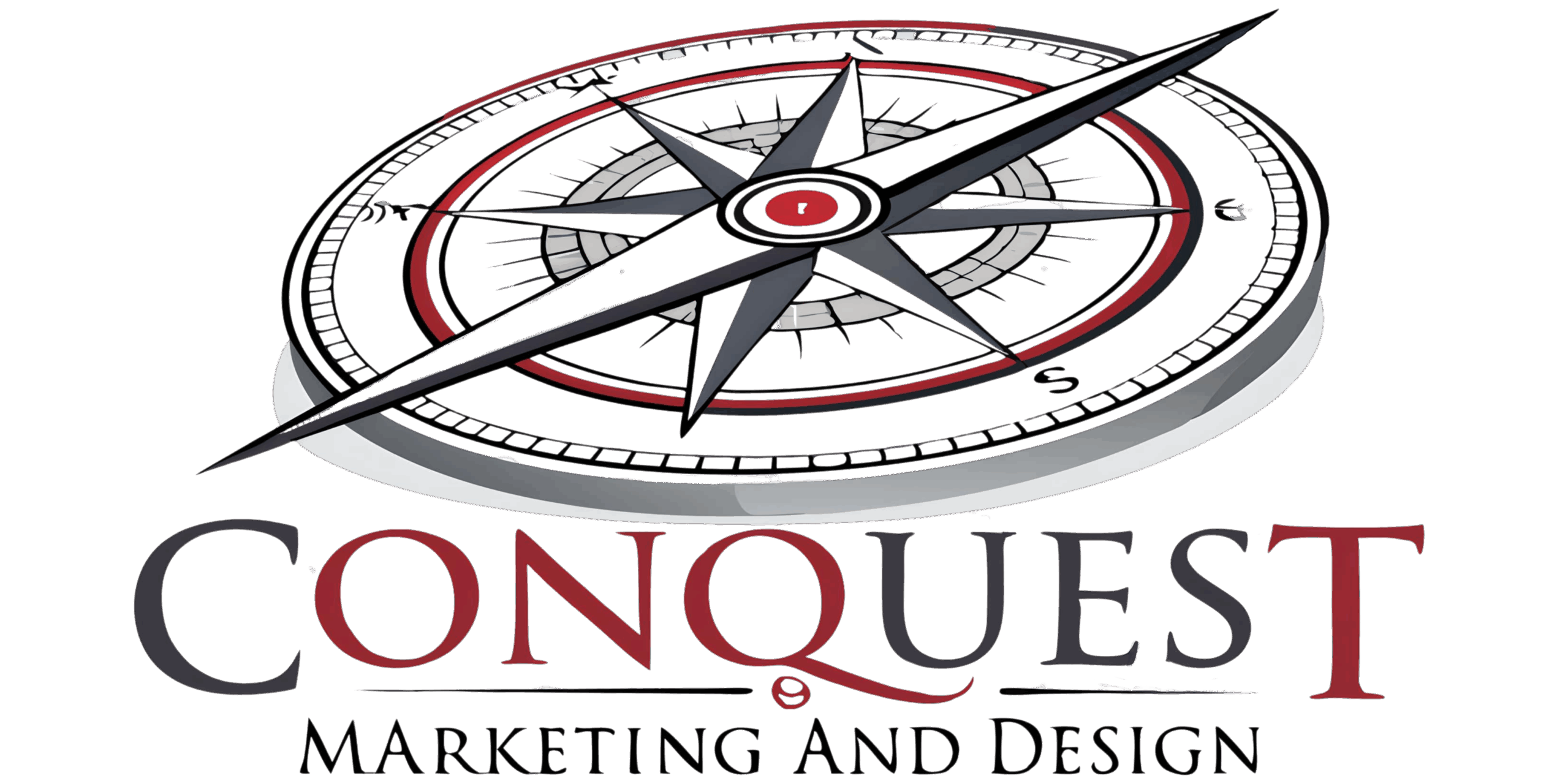 conquest marketing and designs logo